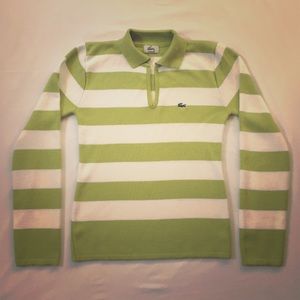 Women’s Lacoste Striped Sweater Size Euro 40 EUC